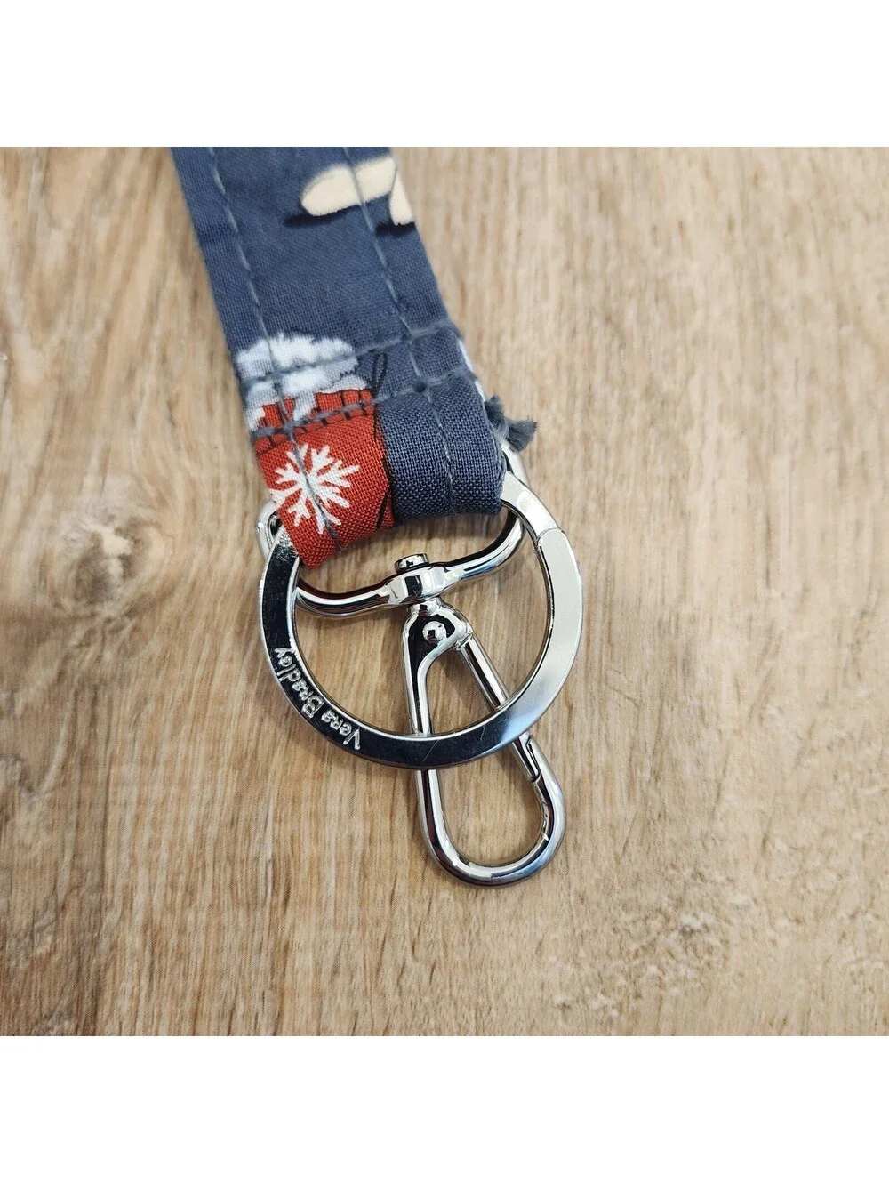 Vera Bradley Wide Lanyard HOLIDAY DOGS Christmas Stocking Corgi Teacher Gift